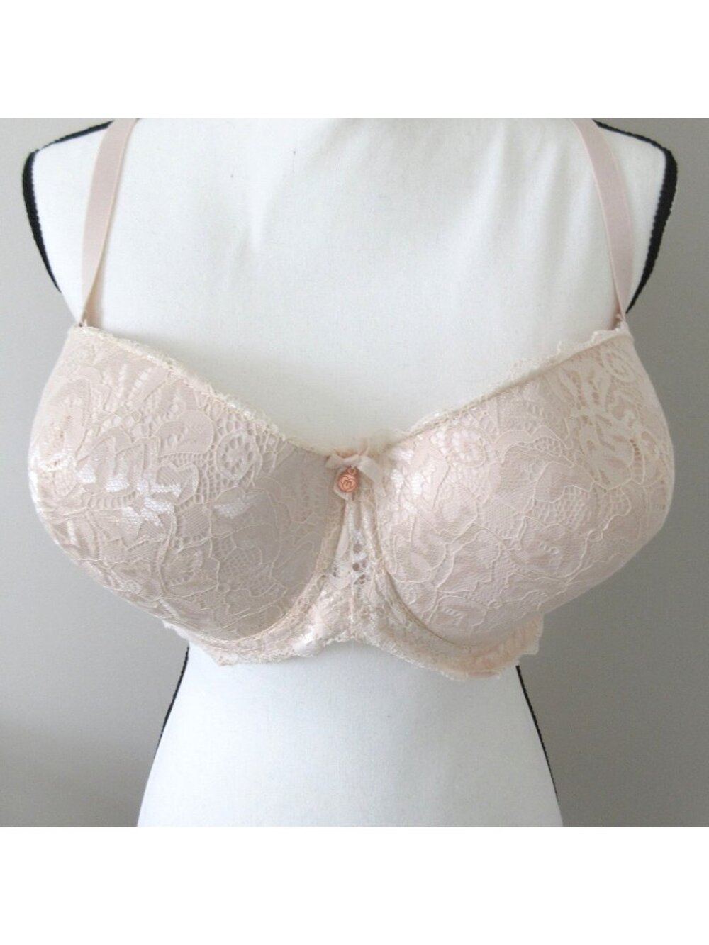Marilyn Monroe Bra Women's 42D Ivory Underwire Lace Padded Sexy